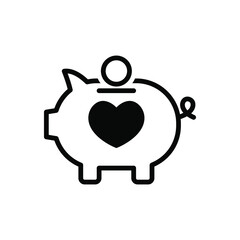 Donation savings icon