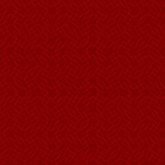 Fototapeta premium red repetitive geometric background with lines. modern stylish texture. abstract grid. vector seamless pattern. fabric swatch. wrapping paper. design element for home decor, apparel, textile; cloth