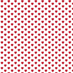 red hearts on white background 