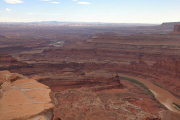 Rock formations and cliffs at Dead Horse Point, Utah