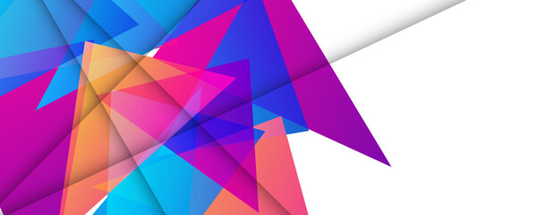 Obraz premium Trendy simple triangle fluid color gradient abstract background with dynamic wave line effect. Vector Illustration For Wallpaper, Banner, Background, Card, Book Illustration, landing page