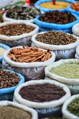 Spices on the market in India