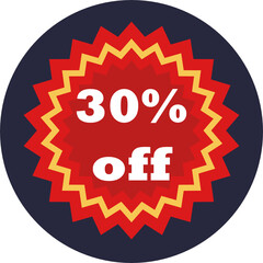 Discount offer tag icon. Shopping coupon symbol. Sale label tag with percentage sign. Black Friday discount banner or coupon. Vector shopping label