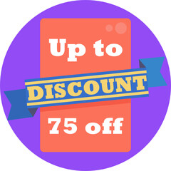 Discount offer tag icon. Shopping coupon symbol. Sale label tag with percentage sign. Black Friday discount banner or coupon. Vector shopping label