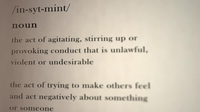 Incitement Definition