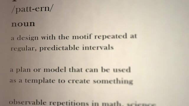 Pattern Definition