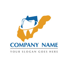 Fototapeta premium Dental Vector , west virginia dental abstract logo