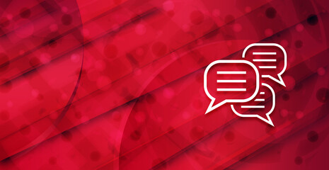 Comments icon colorful shiny abstract banner background illustration