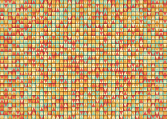 Abstract Geometric Pattern generative computational art illustration