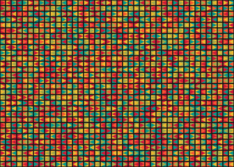 Abstract Geometric Pattern generative computational art illustration