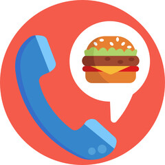 City food delivery service icon. Outline of city food delivery service vector icon for web design isolated on white background.