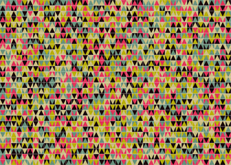 Abstract Geometric Pattern generative computational art illustration