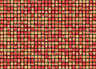 Abstract Geometric Pattern generative computational art illustration