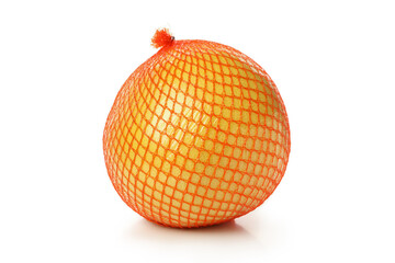 Ripe pomelo fruit isolated on white background