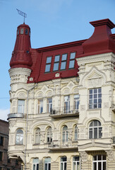 Obraz premium Facade of an old building