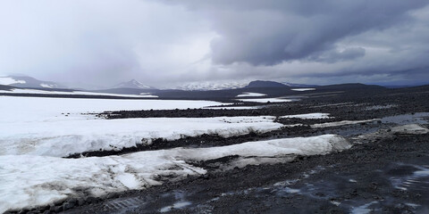 Blick auf den Langjökull
