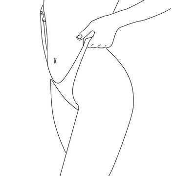 recommend clip art: Female Body Trendy Line Art. Woman Nude Minimalist Black Lines Drawing. Female Figure Continuous One Line Abstract Drawing. Modern Minimal Design. Naked Body Art. Vector Illustration.