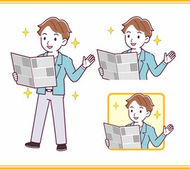 Young man with brown hair