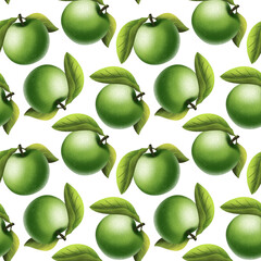 Apple fruit seamless pattern, repeated background. For paper, cover, fabric, gift wrap, wall art, interior decor. Scrapbooking paper.