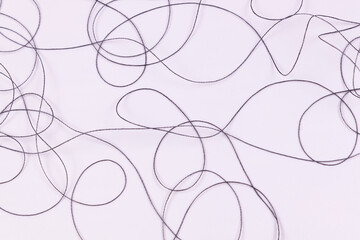 black lines in abundance in an abstract pattern on a white surface