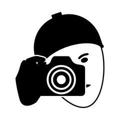 Detective With Camera Icon