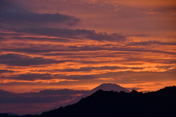 夕日