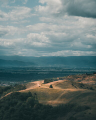 Landschaftsaufnahme aus dem Süden von Deutschland