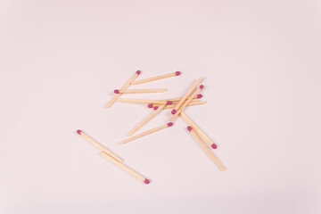 matches lie in a small bunch