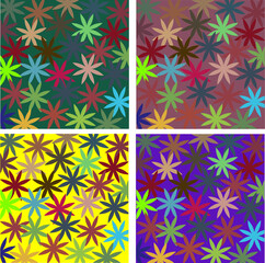 Floral repeat pattern vector best suitable for any kind of print design