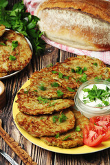 Draniki - a national dish of Belarus
