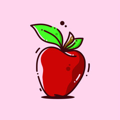 colorful fruit illustration logo desgn