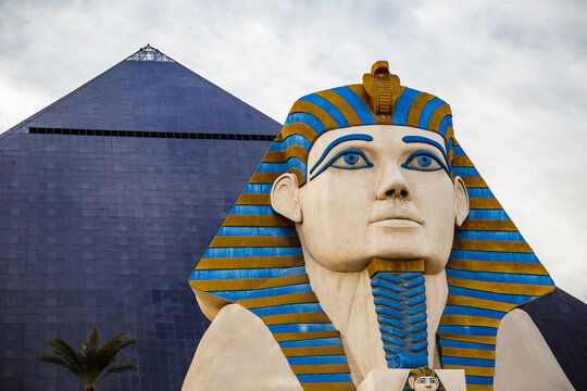 Sphinx And Pyramid Of The Luxor Las Vegas Resort Hotel