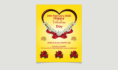 Happy Valentine Day Design Template
