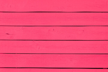 background of pink color texture wooden planks