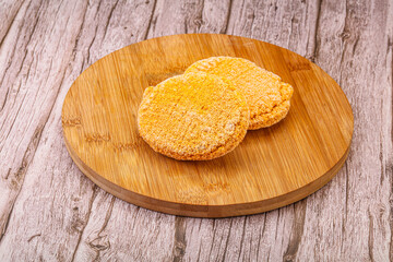 Raw chicken cutlet for roast