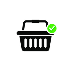 Fototapeta premium Shopping cart vector icon