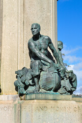 Obraz premium War Memorial in Northernhay Gardens, Exeter, England