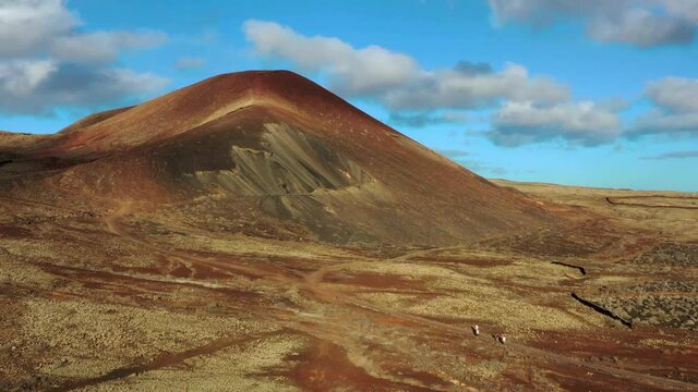 Vulkan, Calderon Hondo, Landschaft Fuerteventura
