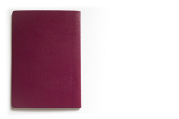 Flat lay of travel passports 