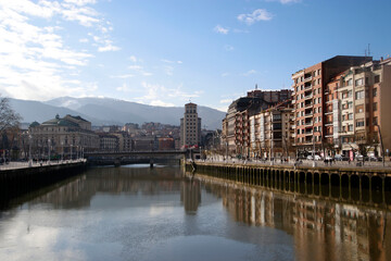 Architecture in the city of Bilbao