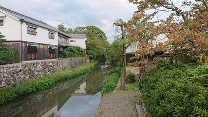 Fototapeta na wymiar 滋賀の近江八幡の風景