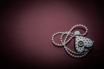 Valentines day wishes type of cards with hearts and pearls different backgrounds