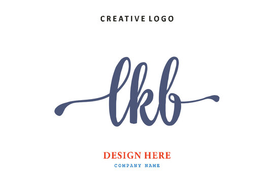 LKB lettering logo is simple, easy to understand and authoritative