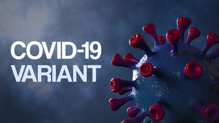 Covid british and england variant, covid-19 virus with english flag