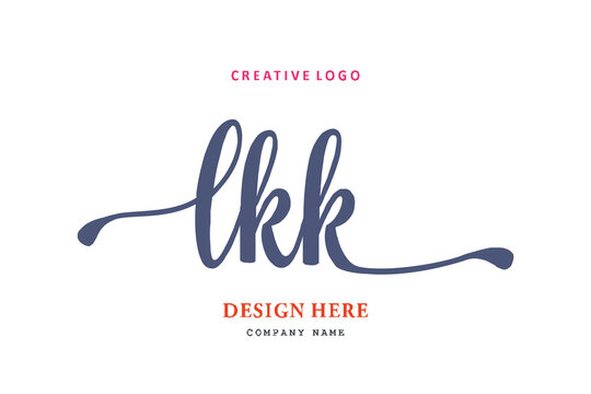 LKK lettering logo is simple, easy to understand and authoritative
