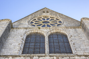 Fototapeta na wymiar Saint Aignan Church (Eglise Saint-Aignan de Chartres). Saint Aignan church considered as the most ancient parishes in Chartres. Chartres (80 km southwest of Paris), Eure-et-Loir, France.