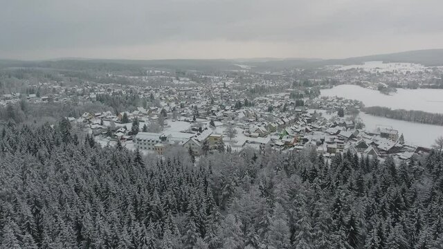 Winter Hiking in different places through the Thuringian Forest - Germany
