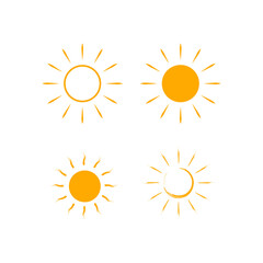 sun icon set