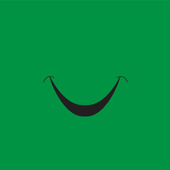 Smile icon isolated on background. Trendy smile icon for sticker, wallpaper, greeting card, t shirt and poster. Useful web site, app, ui and logo template. Smile vector illustration