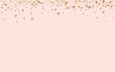 Bronze Shine Golden Pink Background. Art Dot